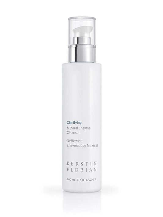 Kerstin Florian Clarifying Mineral Enzyme Cleanser | Gentle Face Wash for All Skin Types | Hydrating Body Wash for Morning or Night (6.8 fl oz)