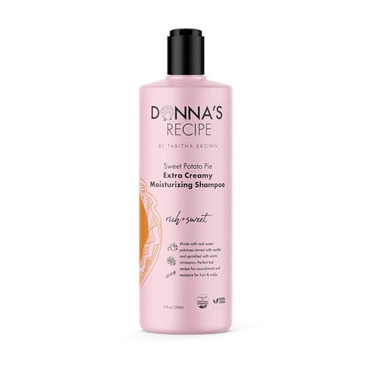 Donna's Recipe by Tabitha Brown | Sweet Potato Pie Extra Creamy Moisturizing Shampoo – Sulfate-Free, Deep Hydration, Vegan, 8 oz