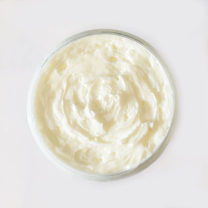 Legend's Creek Farm, Goat Milk Body Butter - Hydrating Natural Body Moisturizer with Organic Shea Butter & Grape Seed Oil - 8 Oz Purifying & Toning Whipped Body Butter (Sea Salt & Sage)