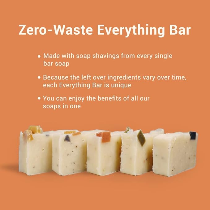 Herb’N Eden - Everything Bar Soap - Moisturizing Face & Body Soap - For Normal & All Skin Types - Natural Plant-Based Ingredients & Essential Oils - Cruelty-Free - Handmade in USA - 3 Pack