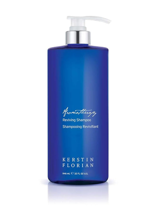 Kerstin Florian Reviving Shampoo | Moisturize & Boost Shine | Aloe and Wheat Protein Detangle & Hydrate Dull Hair | All Hair Types (32 fl oz)