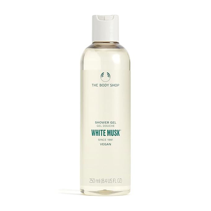 The Body Shop White Musk Shower Gel – Fresh, Floral Cleanse from Head-to-Toe – Vegan – 250ml