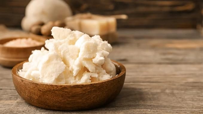 Organic Raw African Shea Butter 100% Pure,Natural & Unrefined| Skin Moisturizer For Face, Body & Hair| 1 LBS/450 GM Ivory/White Grade A | DIY Creams, Balms, Lotions, Soaps| Moisturizes Dry Skin