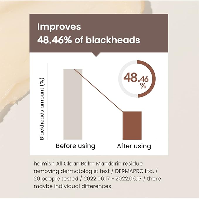 HEIMISH All Clean Balm Mandarin 4.0fl.oz/120ml - Cleansing Balm, Waterproof Makeup Remover, Face Cleanser, Oil Based Cleanser, Korean Skincare with Natural Aroma Oil, Vegan, For All Skin Types