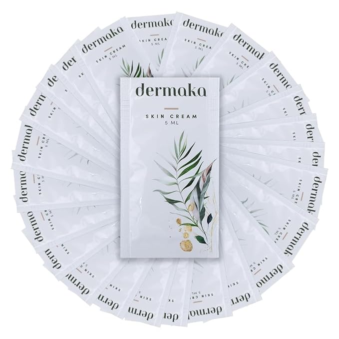 Dermaka 5ml 25 Packets Moisturizing Lotion Formulated by a surgeon to aide in Healing Skin - Hydrating, Fast-Absorbing & Non-Greasy Formula - With Vitamins A, E and Arnica
