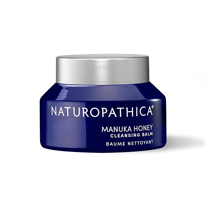 Naturopathica Manuka Honey Cleansing Balm, Manuka Honey Skin care, Makeup Removing Facial Cleanser, Gentle and Hydrating Face Wash, Cleansing Balm 2.8 fl oz