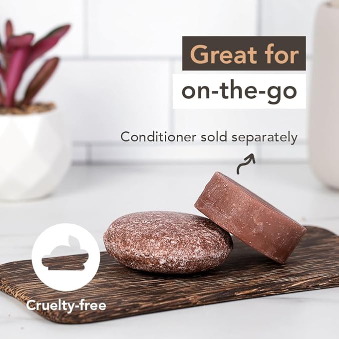 Wave Argan Oil Shampoo Bar - Moisturizing & Handmade Vegan Bar for Shiny Hair, Natural, Organic & Non-GMO Shampoo for Women & Men, 2.3 oz, Long-Lasting (80-120 Uses)