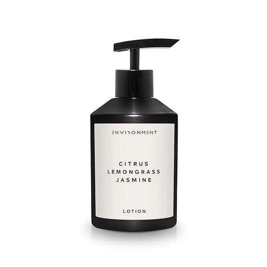 ENVIRONMENT Inspired by 5-Star Hotels WH Lotion, 300ml Luxury Scented Lotion (Citrus | Lemongrass | Jasmine) Bathroom Luxury, Men & Women High-End Body Lotion, Hand Cream, Dry Skin Treatment