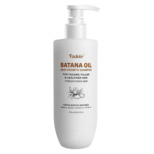 Batana Oil Hair Growth Shampoo - also Includes Argan Oil, Rosemary Oil and Tea Tree Oil - For Your Hair Revitalization and Health, 8.45 fl oz