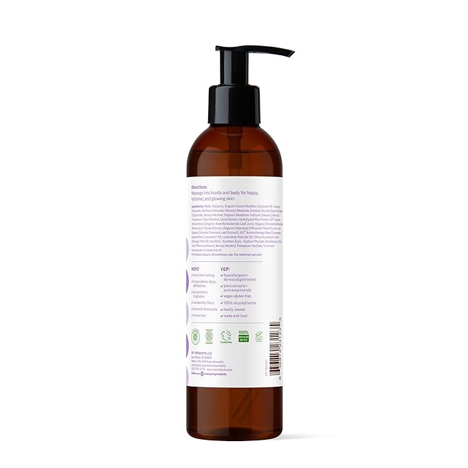 Everyone 2-in-1 Lotion for Hands/Body, 8 ounce (Pack of 2) Vanilla and Lavender made for Men and Women