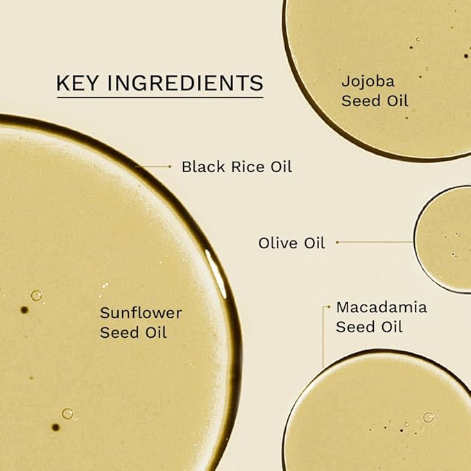 HARUHARU wonder Black Rice Moisture Cleansing Oil, 5.1 fl oz, Double Cleansing, Daily Makeup remover, Pore Oil Cleanser, Korean Skincare for sensitive, normal and Oily Skin