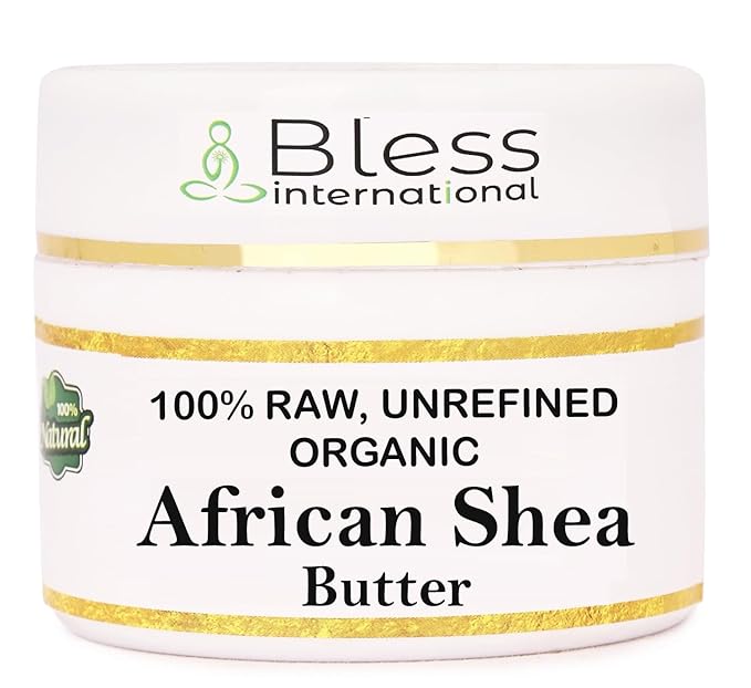 Organic Raw African Shea Butter 100% Pure,Natural & Unrefined| Skin Moisturizer For Face, Body & Hair| 8 OZ/230 GM Ivory / White Grade A | DIY Creams, Balms, Lotions, Soaps| Moisturizes Dry Skin
