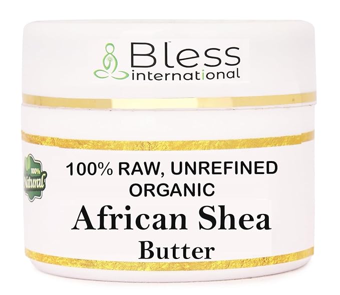 Organic Raw African Shea Butter 100% Pure,Natural & Unrefined| Skin Moisturizer For Face, Body & Hair| 4 OZ/115 GM Ivory/White Grade A | DIY Creams, Balms, Lotions, Soaps| Moisturizes Dry Skin