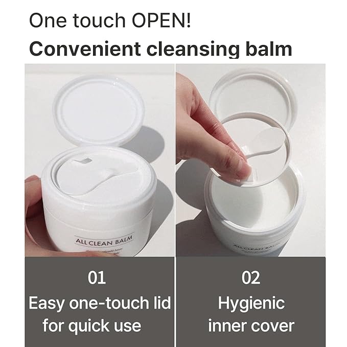 HEIMISH All Clean Balm 4.0fl.oz/120ml - Cleansing Balm, Waterproof Makeup Remover, Face Cleanser, Oil Based Cleanser, Korean Skincare with Natural Aroma Oil, Vegan, For All Skin Types