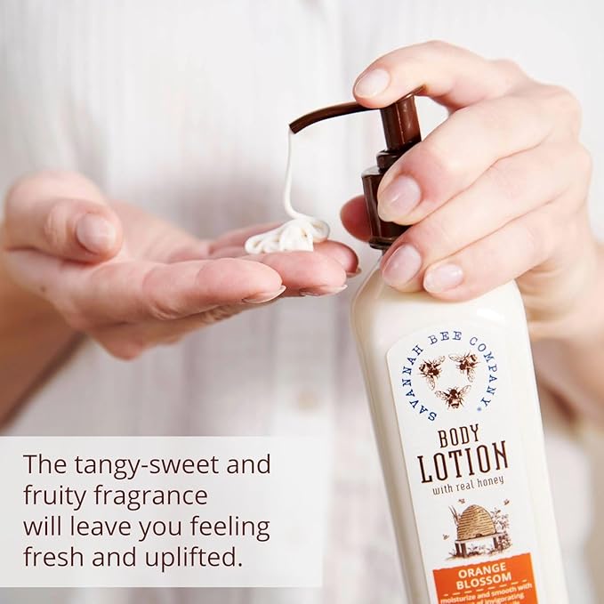 Savannah Bee Company Honey Body Lotion - All Natural Body Lotion for Women and Men