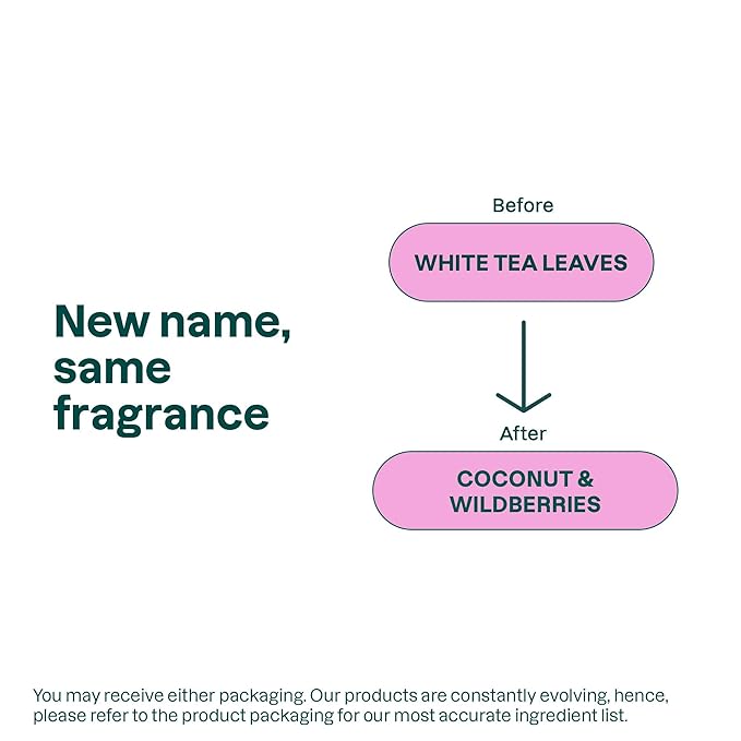 ATTITUDE Body Wash, EWG Verified Shower Gel, Dermatologically Tested, Plant and Mineral-Based, Vegan Personal Care Products, Coconut & Wild Berries Scent, 16 Fl Oz