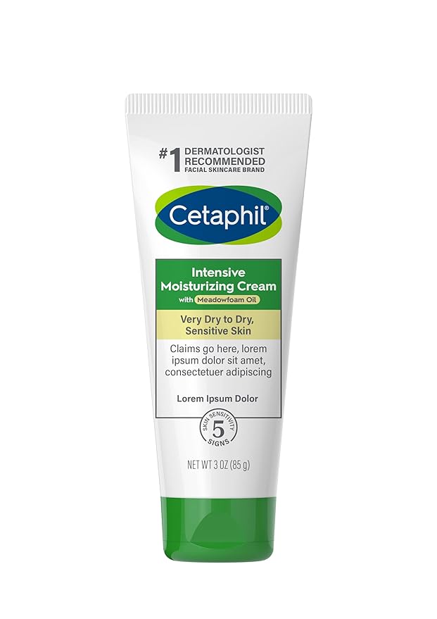 Cetaphil Body Moisturizer with Meadowfoam Oil, Hydrating Cream for Dry, Sensitive Skin, Non-Comedogenic, 3oz