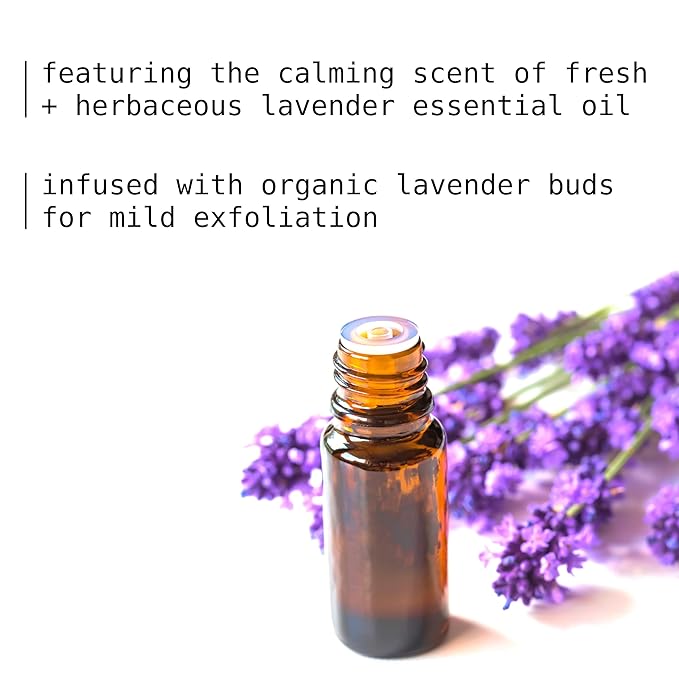 Natural Organic for Face and Body, Exfoliating & Moisturizing Soap Bar with Shea Butter, Coconut Oil and Essential Oils, 4oz Per Bar (Organic Lavender + Shea Moisturizing Soap Bar)