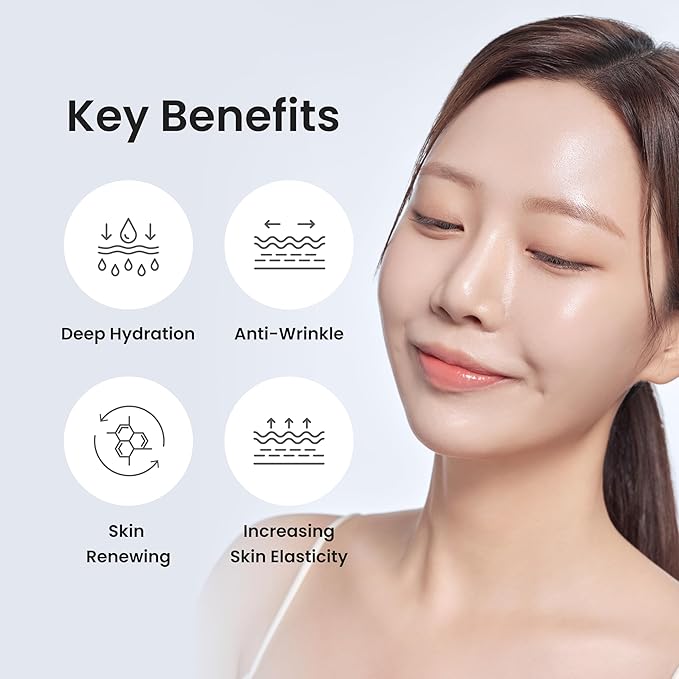 Retinol Night Cream 1.69oz - No.1 Korean Premium Overnight Repair Cream for Face and Neck - Collagen, Centella, Hyaluronic Acid - Anti aging, Acne, Moisturizer, Face Cream, Hydrating, Firming