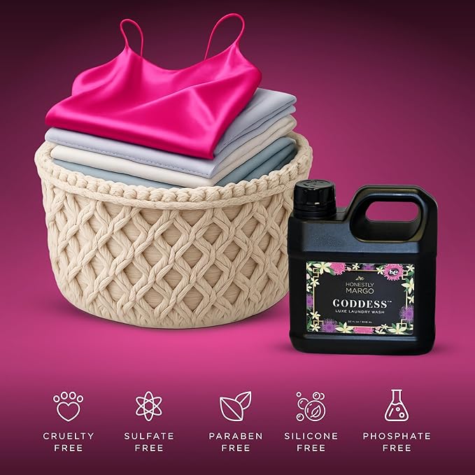 Luxury Goddess Laundry Wash Detergent (32 Oz) – Women Laundry Detergent Infused With Luxurious Scent Notes, Delicate Laundry Soap, Long Lasting Fragrance – Sulfate and Paraben Free