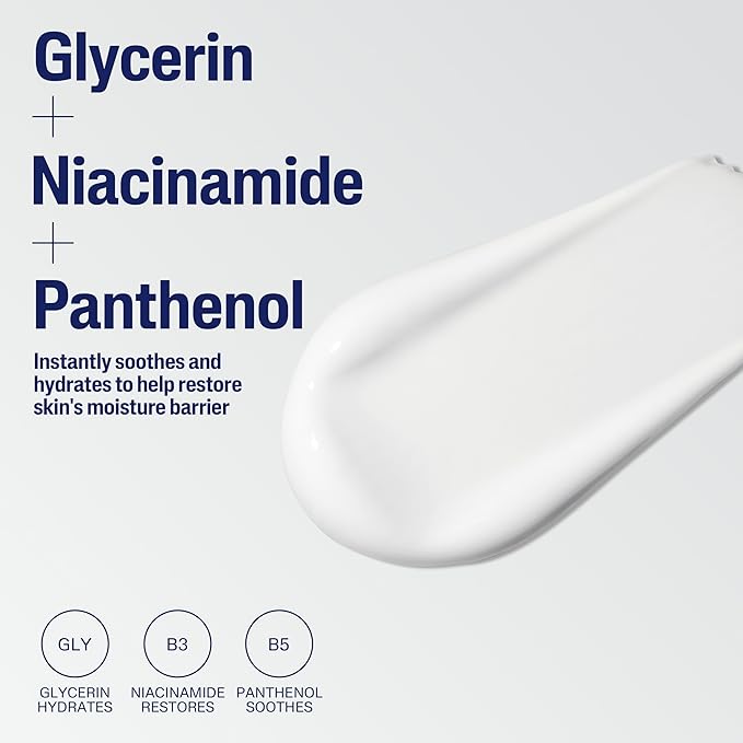 Cetaphil Face & Body Moisturizer, Hydrating Moisturizing Lotion for All Skin Types, Suitable for Sensitive Skin, NEW 8 oz Pack of 3, Fragrance Free, Hypoallergenic, Non-Comedogenic