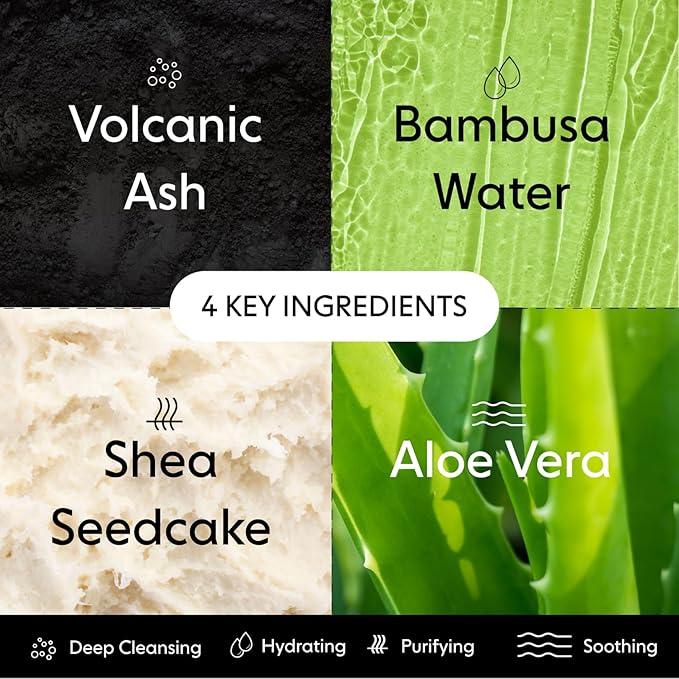 LOOPS CLEAN SLATE - Detoxifying Hydrogel Face Mask - Detoxify, Cleanse & Soothe - Deeply Purifying and Super Hydrating - Minimizes the Look of Pores - 5 pc