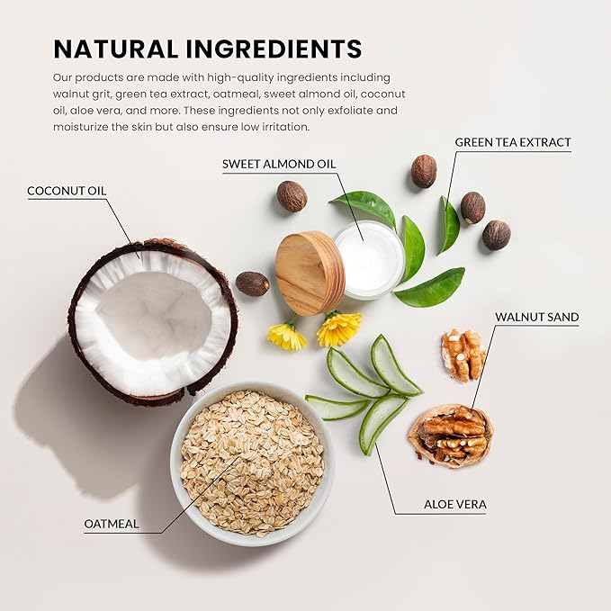 Rinse & Robust Mens Natural Bar Soap 6Pcs Handmade Cleansing Soap Bar Set Moisturizing&Exfoliating Scrub Soap Gifts for Men 6 Different Scents 3.5 oz of 6 Bars