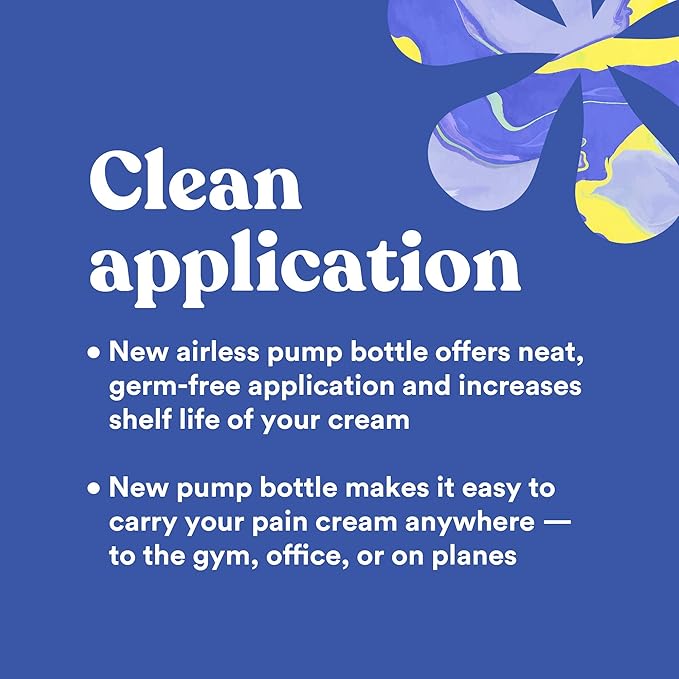 ASUTRA Relief Cream, 3 oz - Cooling Sensation, Temporary Relief from Muscle Discomfort and Soreness, 4% Menthol, Arnica Montana, and Dimethyl Sulfone (MSM)