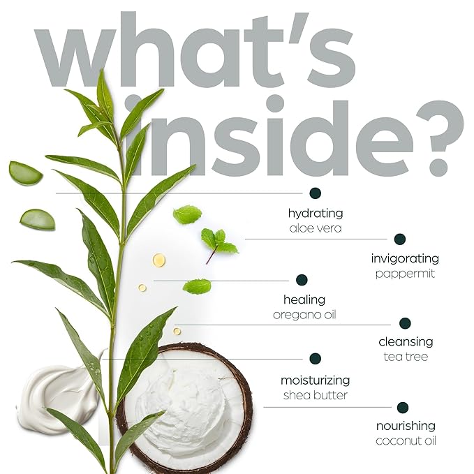 Antibacterial Tea Tree Oil Body Wash For Men & Women Remedy Soap Extra Strength - Helps Treat Acne, Athletes foot, Eczema, Toenail Fungus & Jock Itch & Ringworm (16 Fl Oz (Pack of 2)