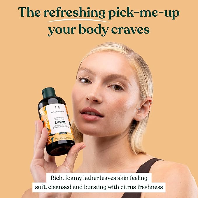 The Body Shop Shower Gel, Satsuma, 8.4 fluid ounces (Packaging May Vary)