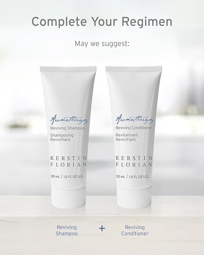 Kerstin Florian Reviving Shampoo | Travel Size | Natural Formula with Aloe Vera | Moisturizing & Strenghtening Shampoo for All Hair Types | Sulfate Free | 1 fl oz