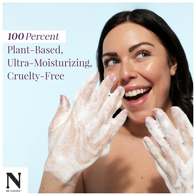 Castile Liquid Soap - Peppermint by Dr. Natural for Unisex - 32 oz Soap - Pack of 2