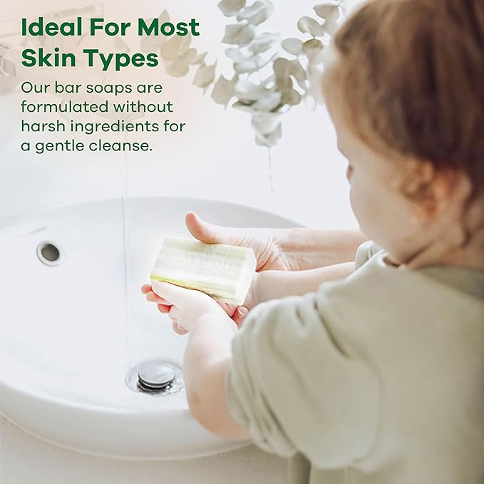 Australian Botanical Goat Milk Soap, 6.6 OZ Bars Eucalyptus, Sandalwood, Coconut, Oat Milk, Aloe Vera, Lemongrass, and Tea Tree, Goat Soap Enriched with Organic Shea Butter, Variety Pack of 8