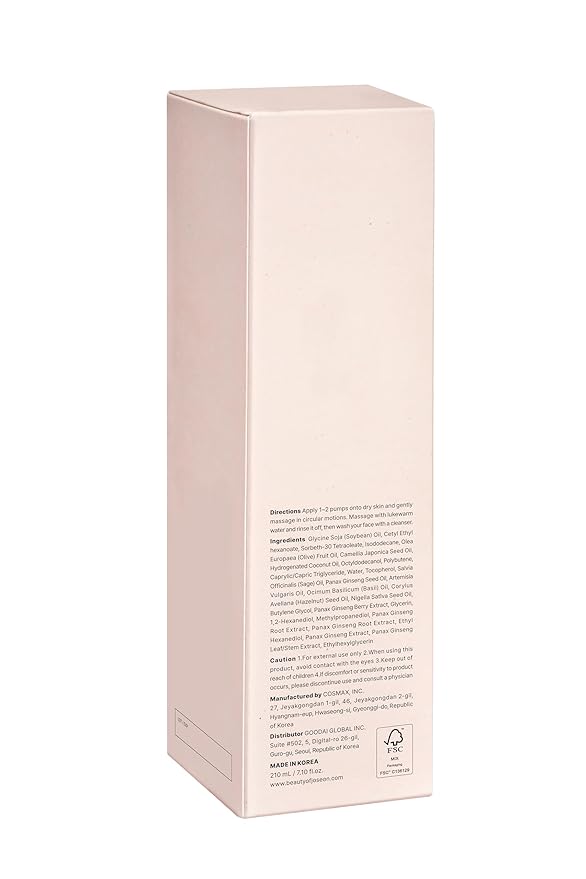 Beauty of Joseon Green Plum Refreshing Cleanser 100ml, 3.38 fl.oz & Ginseng Cleansing Oil 210ml, 7.1 fl.oz Korean Skin Care