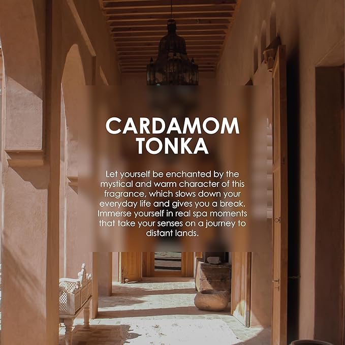 Jean & Len Melting Moisture Body Treatment Cardamom & Tonka, for a fragrant care result, for normal skin, nourishing body butter, without parabens & silicones, vegan, 6.76 Fl. Oz.