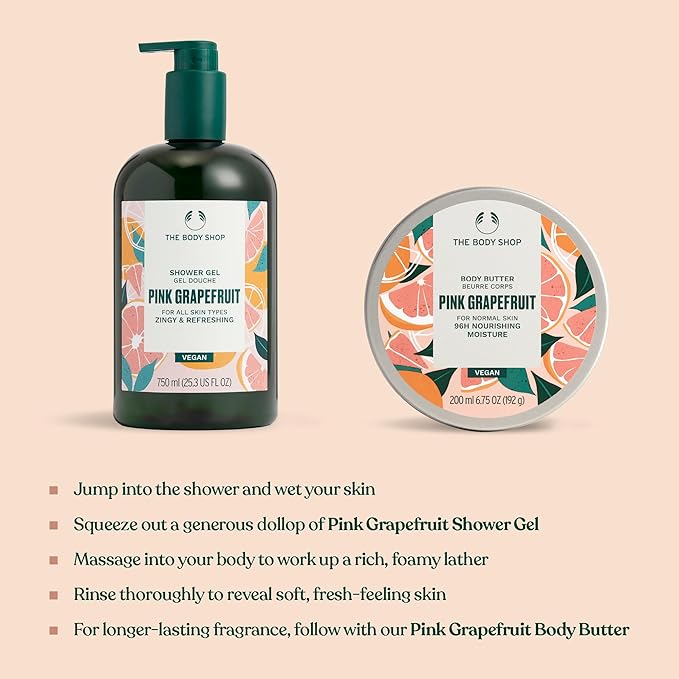 The Body Shop Moringa Shower Gel, 25 Fl Oz