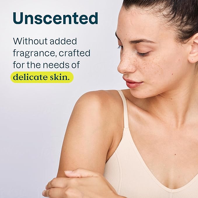 ATTITUDE Body Wash for Sensitive Skin with Oat, EWG Verified, Dermatologically Tested, Vegan, Extra Gentle, Unscented, 16 Fl Oz