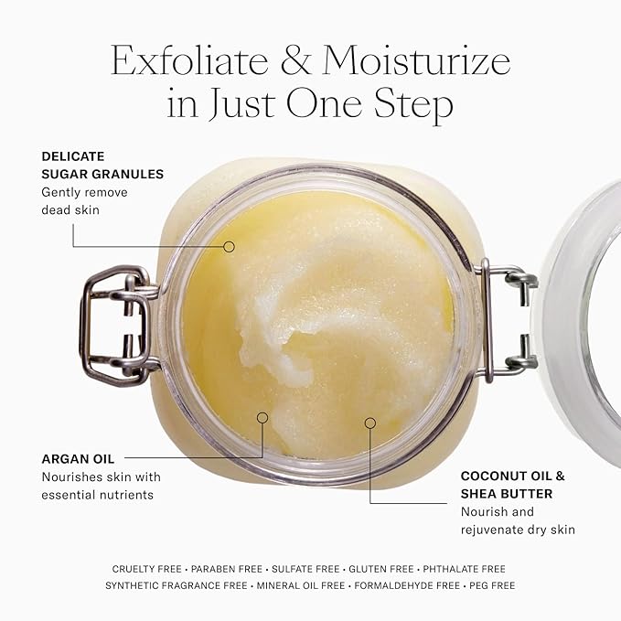 Josie Maran Let’s Do the Peppermint Twist Body Skin Care Set - Includes Argan Oil Whipped Body Butter, Sugar Body Scrub & Argan Milk Intensive Hydrating Body Renewal Serum (3 Pieces)