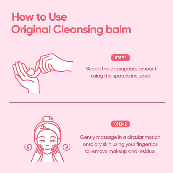 BANILA CO Clean it Zero Original Cleansing Balm Heart Edition | Korean Makeup Remover, Cleansing Oil, Cleanser for All Skin Types | Vegan | Made with Acerola Berry & Vitamin C (180ml / 6.08 fl.oz)