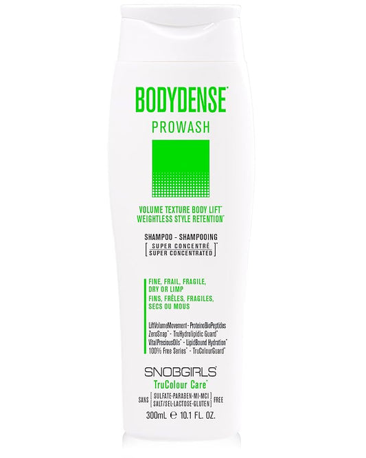 BODYDENSE Plumping, Hydrating Volumizing Shampoo for Fine Hair Volume Texture Body Lift Vegan Shampoo for Fine, Frail, Dry or Limp Hair (10.1 FL OZ)