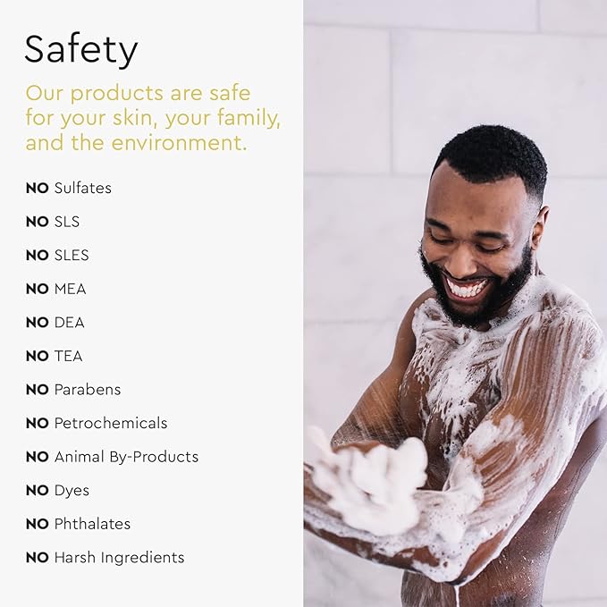 Puracy Body Wash, Natural Body Wash, 98.6% Pure Plant Ingredients, Moisturizing Shower Gel for Women Men Kids, Body Soap for Dry Sensitive Skin. Gently Scented with Coconut & Vanilla 12 Oz (2-Pack)