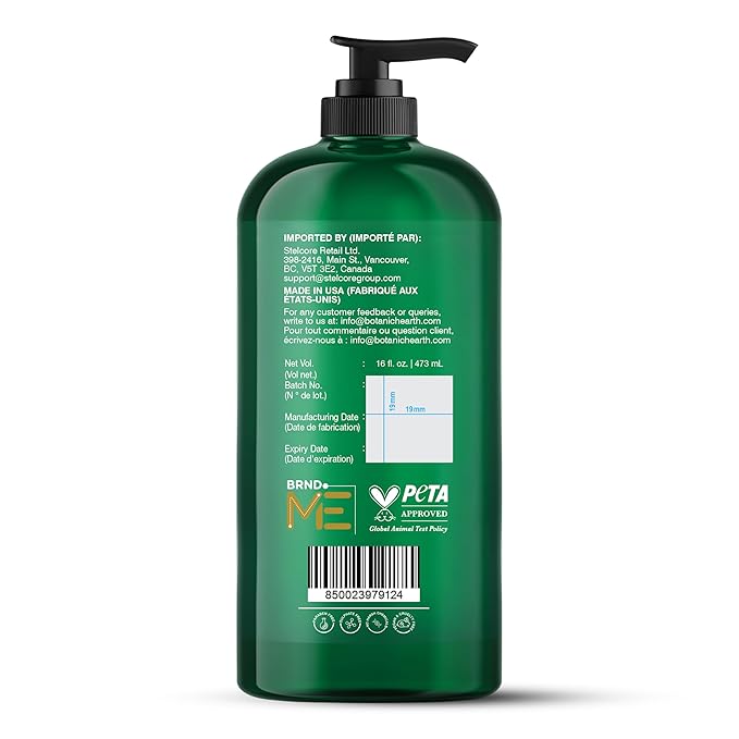 Botanic Hearth Eucalyptus & Tea Tree Body Wash | 16 Fl Oz | Helps Soothe Skin, Refreshing And Invigorating, Cleansing Shower Gel For Men And Women | Sulfate Free, Paraben Free