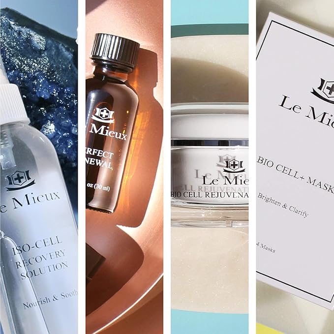 Le Mieux Pomegranate Massage Cream - Aromatic Moisturizing Neck & Face Massage Cream with Algae, Hyaluronic Acid & Botanical Oils, No Parabens or Sulfates (2 oz / 60 ml)