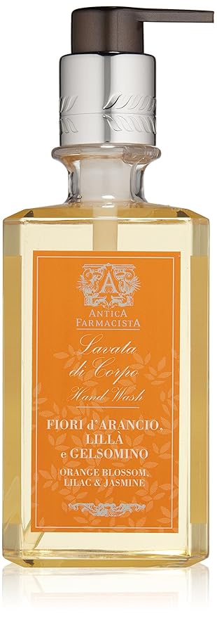 Antica Farmacista Hand & Body Wash - Luxury Nourishing Body Wash - Hydrating Hand Cleansing Wash - Bath & Body Gift - Orange Blossom, Lilac & Jasmine, 10 fl oz
