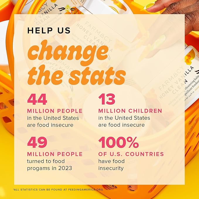 Farmacy Makeup Remover Cleansing Balm - Honey Vanilla Waterproof Makeup Remover & Oil Based Cleanser - Gentle Exfoliating Double Cleanser - Melts From Balm to Milky Lather (100ml)