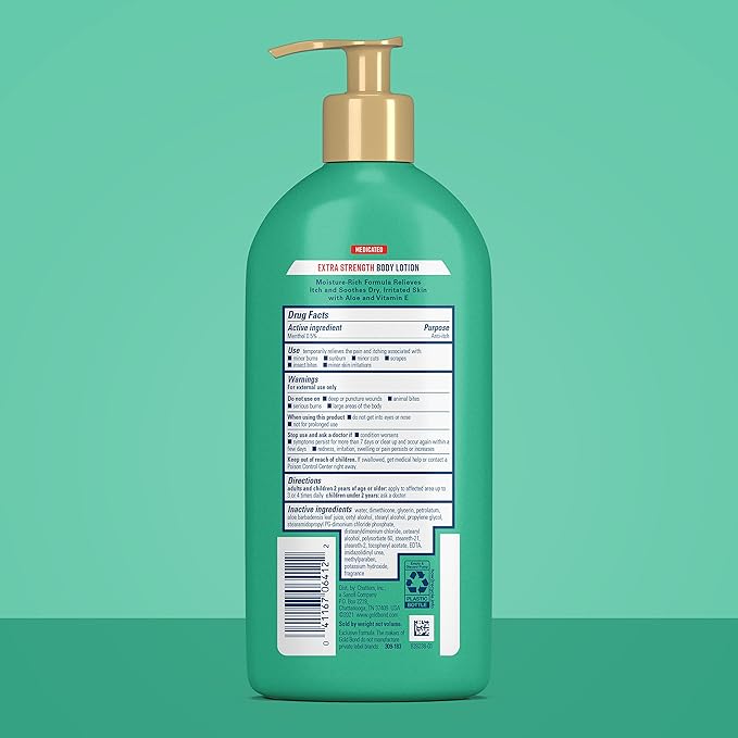 Gold Bond Medicated Extra Strength Body Lotion, 14 oz., Moisturizes, Relieves & Soothes