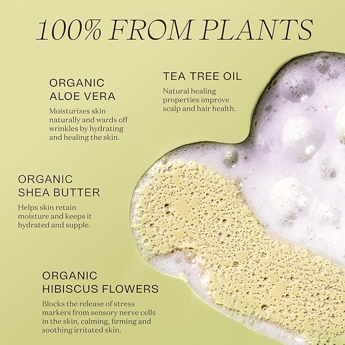 Ingreendients Non Toxic and Vegan Body Wash With Organic Ingredients - Moisturizing For Dry and Sensitive Skin, Natural and Organic, Paraben Free, Cruelty Free, Gluten Free, Sulfate Free (16 FL. OZ)