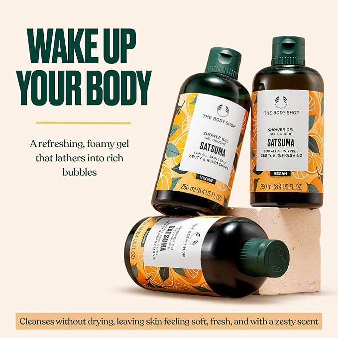 The Body Shop Shower Gel, Satsuma, 8.4 fluid ounces (Packaging May Vary)