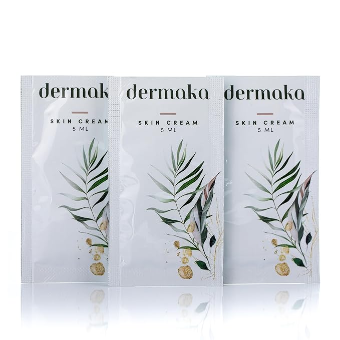 Dermaka 5ml 25 Packets Moisturizing Lotion Formulated by a surgeon to aide in Healing Skin - Hydrating, Fast-Absorbing & Non-Greasy Formula - With Vitamins A, E and Arnica