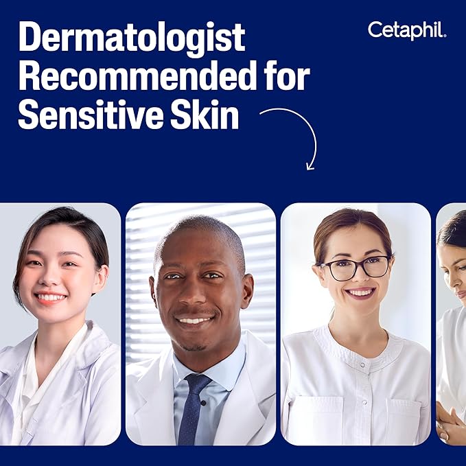 Cetaphil Face & Body Moisturizer, Hydrating Moisturizing Cream for Dry to Very Dry, Sensitive Skin, NEW 8.8 oz, Fragrance Free, Non-Comedogenic, Non-Greasy (Packaging May Vary)